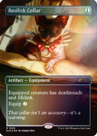 Basilisk Collar (1920) (Rainbow Foil) (SLD-1920) - [Secret Lair Drop Series] Foil - Trinity Hobby