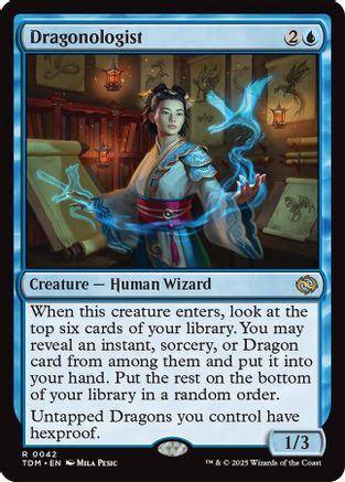 Dragonologist  [Foil]  (TDM-042) - [Tarkir: Dragonstorm] - Trinity Hobby