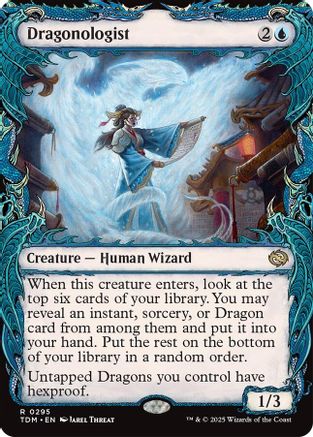 Dragonologist  [Foil]  (TDM-295) - [Tarkir: Dragonstorm]: (Showcase) - Trinity Hobby