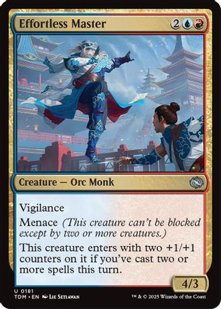 Effortless Master  [Foil]  (TDM-181) - [Tarkir: Dragonstorm] - Trinity Hobby