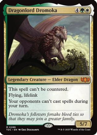Dragonlord Dromoka (TDC-286) - [Commander: Tarkir: Dragonstorm] - Trinity Hobby
