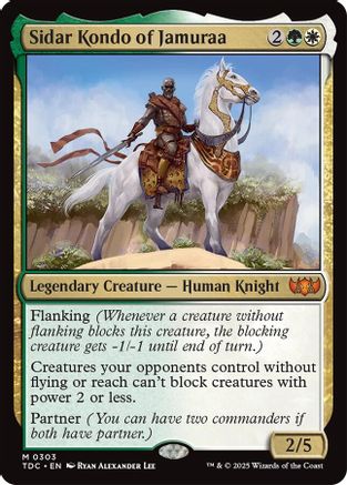 Sidar Kondo of Jamuraa (TDC-303) - [Commander: Tarkir: Dragonstorm] - Trinity Hobby