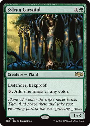 Sylvan Caryatid (TDC-272) - [Commander: Tarkir: Dragonstorm] - Trinity Hobby