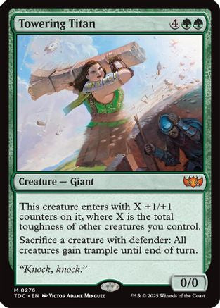 Towering Titan (TDC-276) - [Commander: Tarkir: Dragonstorm] - Trinity Hobby