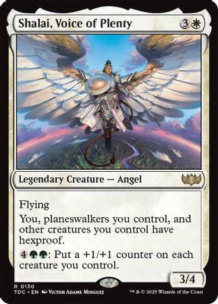 Shalai, Voice of Plenty (TDC-130) - [Commander: Tarkir: Dragonstorm] - Trinity Hobby