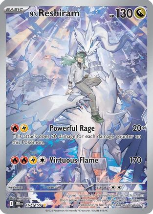 N's Reshiram - 167/159  - (167/159) Holofoil [SV09 Journey Together] - Trinity Hobby