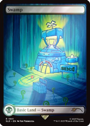 Swamp (1941) (Rainbow Foil) (SLD-1941) - [Secret Lair Drop Series] Foil - Trinity Hobby