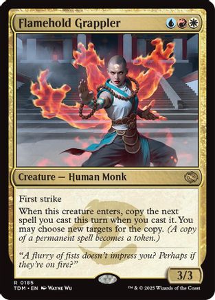 Flamehold Grappler  (TDM-185) - [Tarkir: Dragonstorm] - Trinity Hobby