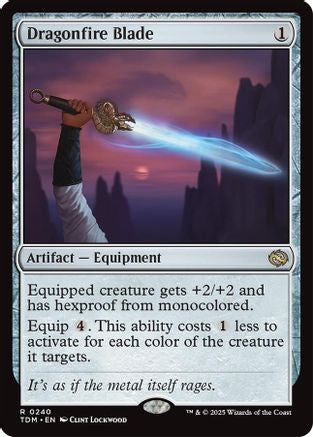 Dragonfire Blade  [Foil]  (TDM-240) - [Tarkir: Dragonstorm] - Trinity Hobby