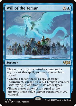 Will of the Temur (TDC-024) - [Commander: Tarkir: Dragonstorm] - Trinity Hobby