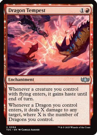 Dragon Tempest (TDC-094) - [Commander: Tarkir: Dragonstorm] - Trinity Hobby