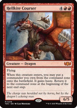 Hellkite Courser (TDC-218) - [Commander: Tarkir: Dragonstorm] - Trinity Hobby