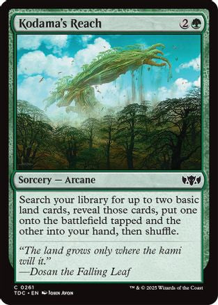 Kodama's Reach (TDC-261) - [Commander: Tarkir: Dragonstorm] - Trinity Hobby
