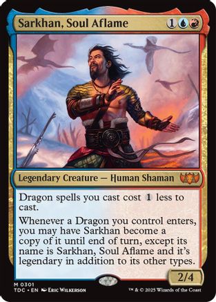 Sarkhan, Soul Aflame (TDC-301) - [Commander: Tarkir: Dragonstorm] - Trinity Hobby