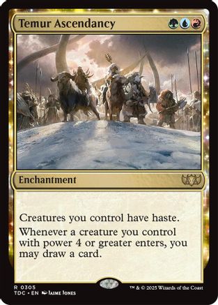 Temur Ascendancy (TDC-305) - [Commander: Tarkir: Dragonstorm] - Trinity Hobby