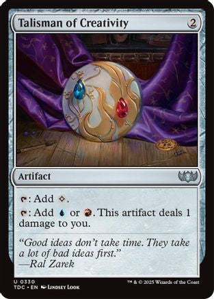 Talisman of Creativity (TDC-330) - [Commander: Tarkir: Dragonstorm] - Trinity Hobby
