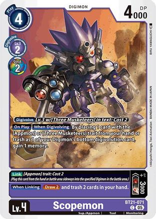 Scopemon [BT21-071] [World Convergence] - Trinity Hobby