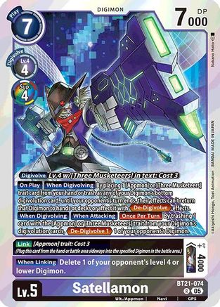 Satellamon [BT21-074] [World Convergence] - Trinity Hobby