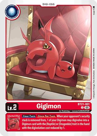 Gigimon [BT21-001] [World Convergence] - Trinity Hobby