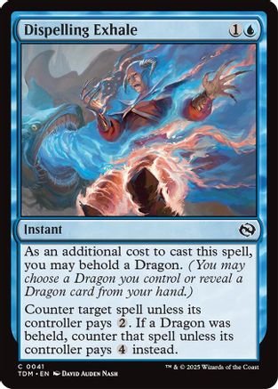 Dispelling Exhale  [Foil]  (TDM-041) - [Tarkir: Dragonstorm] - Trinity Hobby