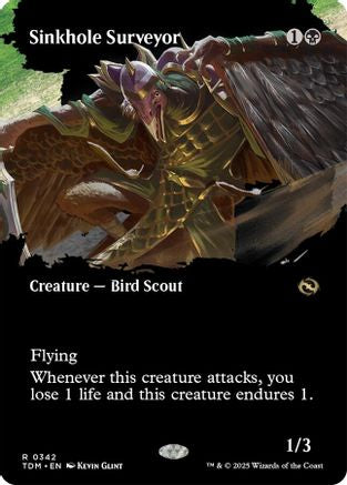 Sinkhole Surveyor  [Foil]  (TDM-342) - [Tarkir: Dragonstorm]: (Showcase) (Borderless) - Trinity Hobby