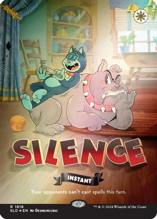 Silence (1816) (Rainbow Foil) (SLD-1816) - [Secret Lair Drop Series] Foil - Trinity Hobby