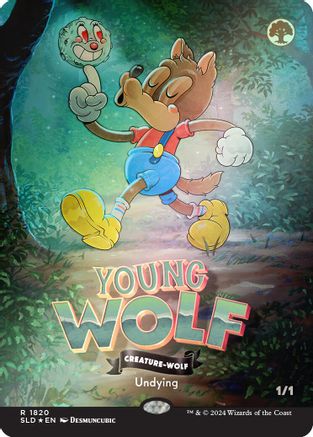 Young Wolf (Rainbow Foil) (SLD-1820) - [Secret Lair Drop Series] Foil - Trinity Hobby