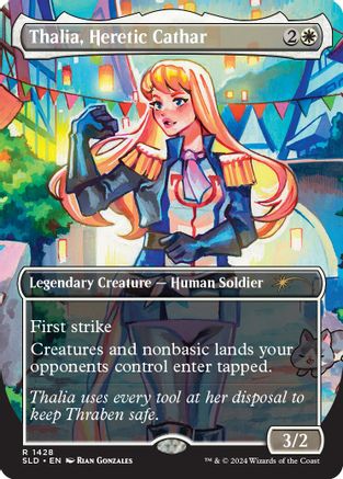 Thalia, Heretic Cathar (SLD-1428) - [Secret Lair Drop Series] - Trinity Hobby