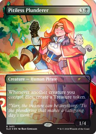 Pitiless Plunderer (Rainbow Foil) (SLD-1431) - [Secret Lair Drop Series] Foil - Trinity Hobby