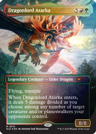 Dragonlord Atarka (Rainbow Foil) (SLD-1970) - [Secret Lair Drop Series] Foil - Trinity Hobby