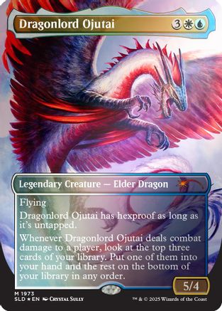 Dragonlord Ojutai (Rainbow Foil) (SLD-1973) - [Secret Lair Drop Series] Foil - Trinity Hobby