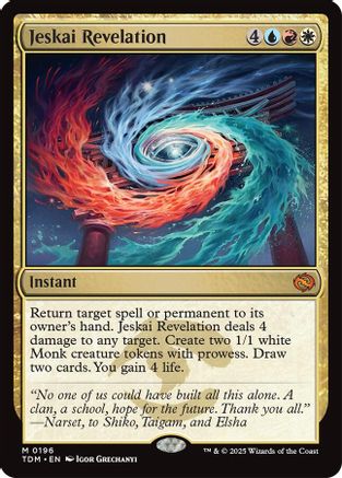 Jeskai Revelation  (TDM-196) - [Tarkir: Dragonstorm] - Trinity Hobby