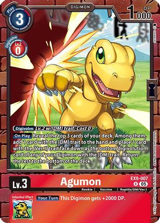 Agumon [EX9-007] [Versus Monsters] - Trinity Hobby