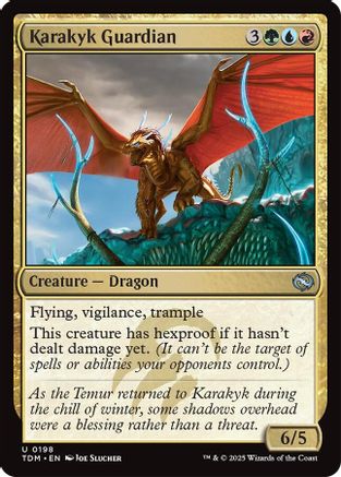Karakyk Guardian  [Foil]  (TDM-198) - [Tarkir: Dragonstorm] - Trinity Hobby