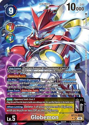 Globemon [BT21-023] (Alternate Art) [World Convergence] - Trinity Hobby