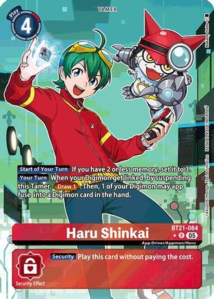 Haru Shinkai [BT21-084] (Alternate Art) [World Convergence] - Trinity Hobby