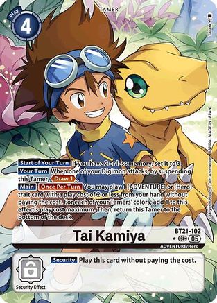 Tai Kamiya [BT21-102] (Alternate Art) [World Convergence] - Trinity Hobby