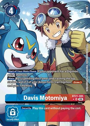 Davis Motomiya [BT21-085] (Alternate Art) [World Convergence] - Trinity Hobby
