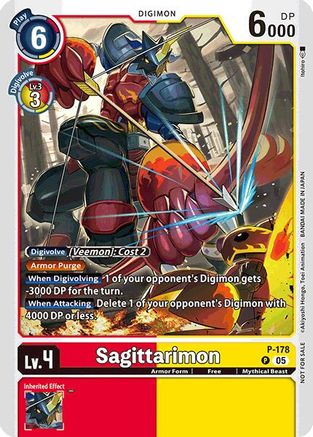 Sagittarimon [P-178] (Store Tournament 2025 Vol.2 Participation Pack) [Promotional Cards] - Trinity Hobby