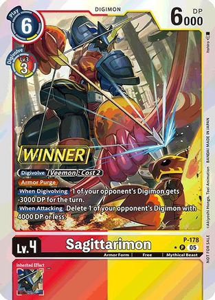 Sagittarimon [P-178] (Store Tournament 2025 Vol.2 Winner Pack) [Promotional Cards] - Trinity Hobby