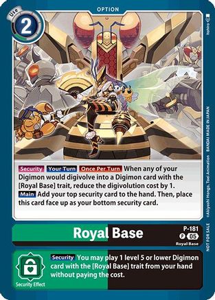 Royal Base [P-181] (Store Tournament 2025 Vol.2 Participation Pack) [Promotional Cards] - Trinity Hobby