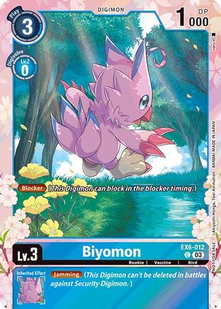 Biyomon [EX6-012] (Regulation Battle Vol. 1) [Infernal Ascension Promos] - Trinity Hobby