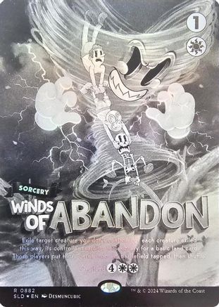Winds of Abandon (Black & White Foil) (SLD-882) - [Secret Lair Drop Series] Foil - Trinity Hobby