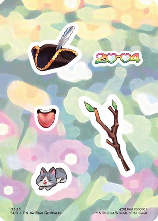 Sticker Sheet (0335) (SLD-335) - [Secret Lair Drop Series] - Trinity Hobby