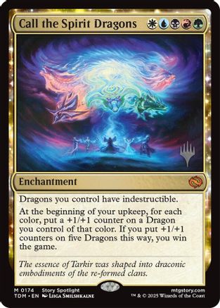 Call the Spirit Dragons (PPTDM-174) - [Promo Pack: Tarkir: Dragonstorm] - Trinity Hobby