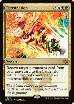 Perennation (PPTDM-212) - [Promo Pack: Tarkir: Dragonstorm] - Trinity Hobby
