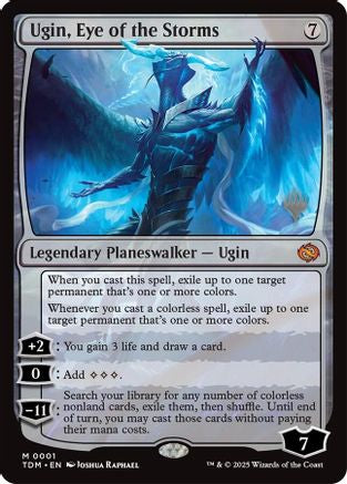 Ugin, Eye of the Storms (PPTDM-001) - [Promo Pack: Tarkir: Dragonstorm] Foil - Trinity Hobby