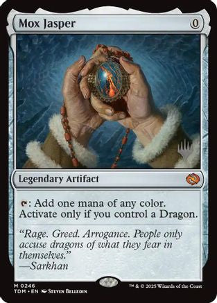 Mox Jasper (PPTDM-246) - [Promo Pack: Tarkir: Dragonstorm] - Trinity Hobby