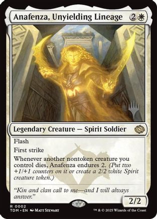 Anafenza, Unyielding Lineage (PPTDM-002) - [Promo Pack: Tarkir: Dragonstorm] - Trinity Hobby