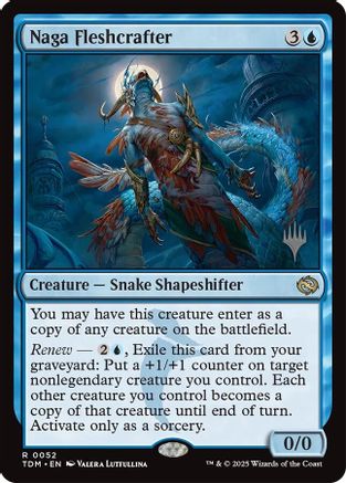 Naga Fleshcrafter (PPTDM-052) - [Promo Pack: Tarkir: Dragonstorm] - Trinity Hobby